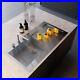 Premium Handmade Brushed Stainless Steel Kitchen Sink Single Bowl with Drainer