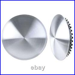 Racing Discs Hubcaps made of brushed stainless steel (14in. Set of four) no rust