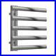 Reina Cavo Designer Heated Towel Rail 530mm H x 500mm W Brushed Stainless Steel