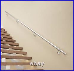 Rothley Baroque Brushed Stainless Steel 3600mm Indoor/Outdoor Handrail Kit