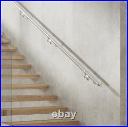 Rothley External Handrail Kit Brushed Stainless Steel 3.6m Easyfit Bannister