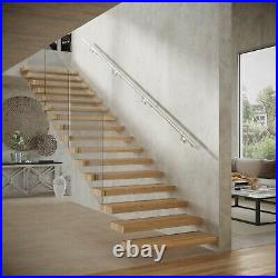 Rothley External Handrail Kit Brushed Stainless Steel 3.6m Easyfit Bannister