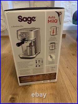 Sage The Bambino Plus Espresso Coffee Machine SES500BSS Brushed Stainless Steel