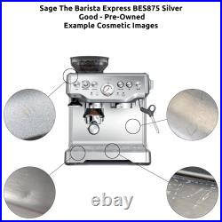 Sage The Barista Express BES875/SES875 Bean to Cup Coffee Machine Silver/Black