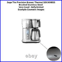 Sage The Precision Brewer Coffee Machine SDC450BSS 1750W Brushed Steel