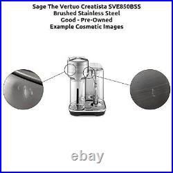 Sage The Vertuo Creatista SVE850BSS Pod Coffee Machine Brushed Stainless Steel