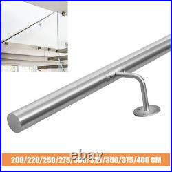 Satin Brushed Stainless Steel Stair Steps Handrail Railing Safety Metal Banister