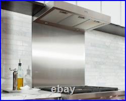Satin Stainless Steel Cooker Splashback Brushed Kitchen Hob Splash Back Plate