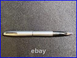 Sheafer 9521 Brushed Stainless Steel Imperial 444 Model Fountain Pen