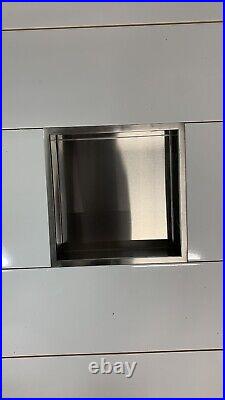 Shower Niche. Bathroom Shower Utility Room Stainless Steel Steel Recessed Niche