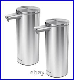 Simplehuman Rechargeable Sensor Soap Dispenser, 2-pack Brand New Sealed