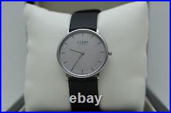 Stahl ST61342 Brushed Stainless Steel Luxury Watch with Large Silver Bar Index