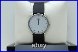 Stahl ST61357 Brushed Stainless Steel Luxury Watch with Large White Bar Index