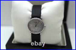 Stahl ST62301 Scratched Brushed Stainless Steel Watch with Small Silver 12 Dots