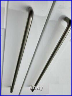 Stainless Steel Cupboard Door Solid Heavy Duty D Handles Hole Centres 96mm 192mm