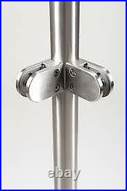Stainless Steel Glass Balustrade Posts Grade 316 To Suit 10mm Glass