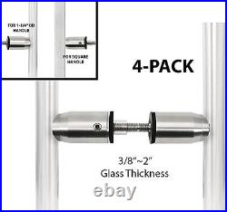 Stainless Steel Mid-Post Ladder Style Pulls for 1-1/4 OD Square or Round Handle