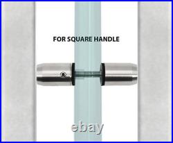 Stainless Steel Mid-Post Ladder Style Pulls for 1-1/4 OD Square or Round Handle