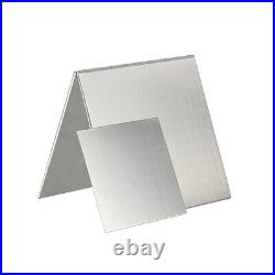 Stainless Steel Plate A2 Thick 1/1.5/2/3mm Solid Brushed Satin Laser Cut Sheet