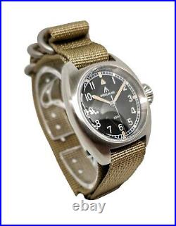 Steeldive 36mm'Steelfleir' Pilot Watch, VH31 Sweep Seconds, Sapphire, 200M WR