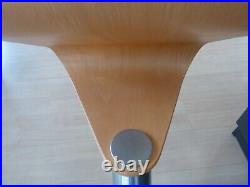 Stuart Frazer Stools in Beech and Brushed Stainless Steel x 2 NEW