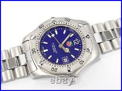 TAG Heuer 2000 Classic WK1313-0 Blue Dial Ladies 28mm Date with Box & Papers