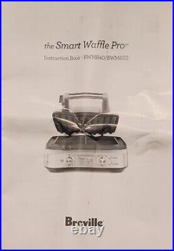 The Smart Waffle Pro BWM620UK Maker Machine Brushed Stainless Steel (US Plug)