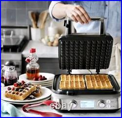 The Smart Waffle Pro BWM620UK Maker Machine Brushed Stainless Steel (US Plug)