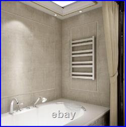 Towel Radiator Stainless Steel Bathroom Flat Towel Rail 1000 x 530 mm