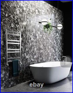 Towel Radiator Stainless Steel Bathroom Flat Towel Rail 1000 x 530 mm
