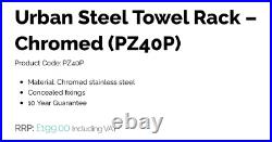 Urban Steel PZ40 Towel Rack Brushed Stainless Steel (131)