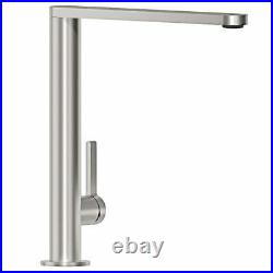 Villeroy & Boch Finera Brushed Stainless Steel Kitchen Sink Mixer Tap