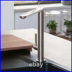 Villeroy & Boch Finera Brushed Stainless Steel Kitchen Sink Mixer Tap