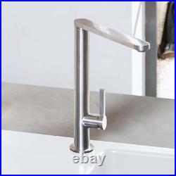 Villeroy & Boch Finera Brushed Stainless Steel Kitchen Sink Mixer Tap