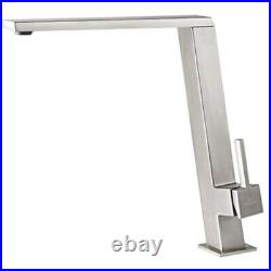 Villeroy & Boch Finera Square Slope Brushed Stainless Steel Kitchen Sink Tap