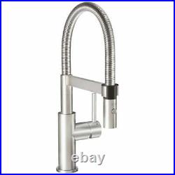 Villeroy & Boch Steel Expert Compact Brushed Stainless Steel Pullout Sink Tap