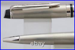 Vintage Waterman Expert MKIII Brushed Stainless Steel Ballpoint Pen, CT