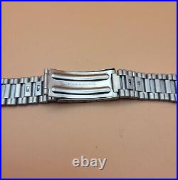 Watch Wristband Brushed Stainless Steel end link 19mm Vintage Watch Bracelet