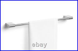 Zack Atore Brushed Stainless Steel 65.2cm Towel Rail 40422