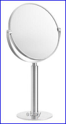 Zack Felice Brushed Stainless Steel Magnifying Mirror 40114