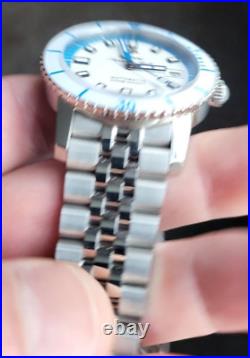 Zodiac Super Sea Wolf Whitecap Automatic Watch ZO9291 Bracelet + 3 Extra Straps