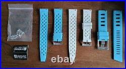 Zodiac Super Sea Wolf Whitecap Automatic Watch ZO9291 Bracelet + 3 Extra Straps